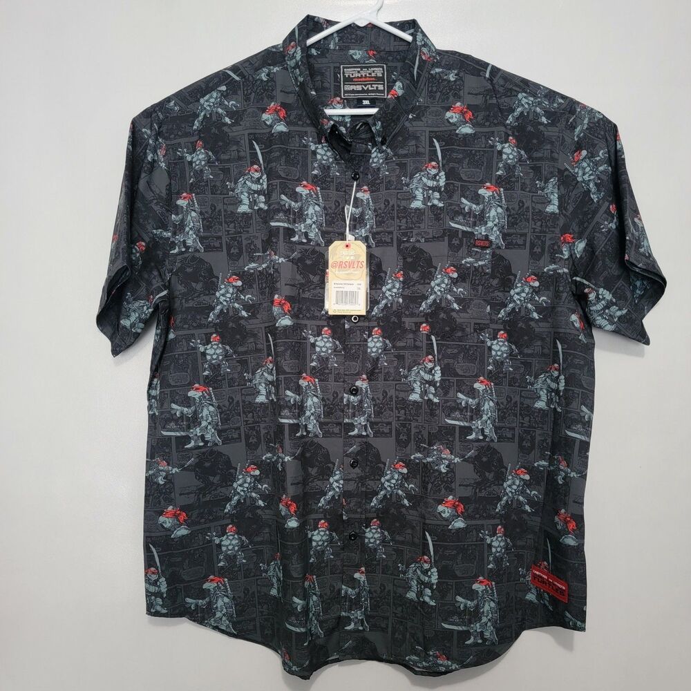 RSVLTS Mens 3XL Teenage Mutant Ninja Turtles “Birth of the Turtles” NWT